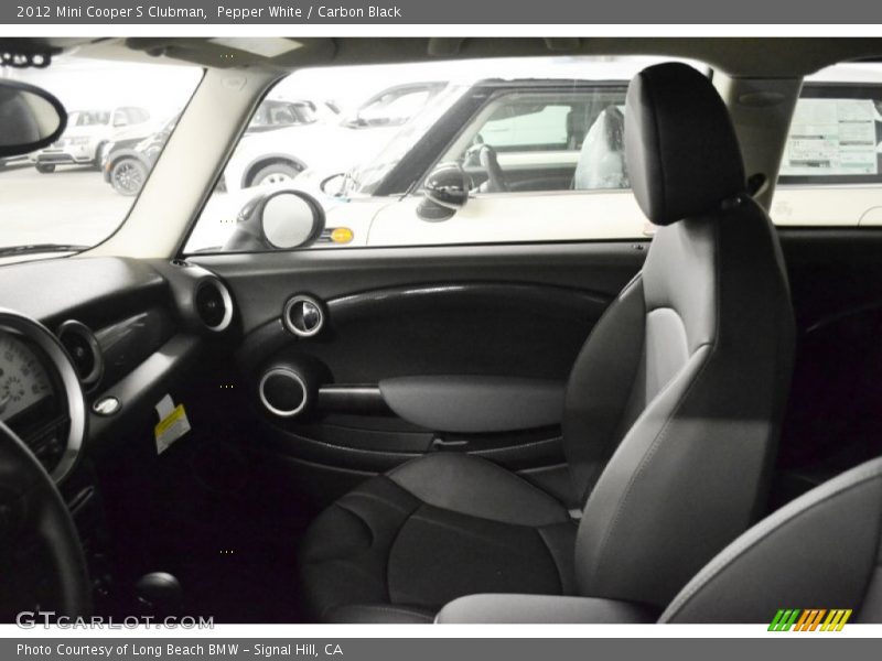 Pepper White / Carbon Black 2012 Mini Cooper S Clubman