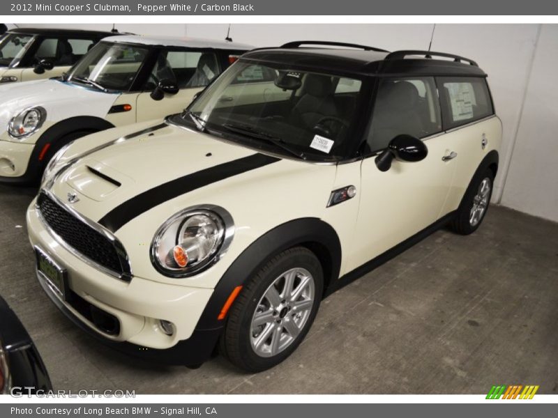 Pepper White / Carbon Black 2012 Mini Cooper S Clubman
