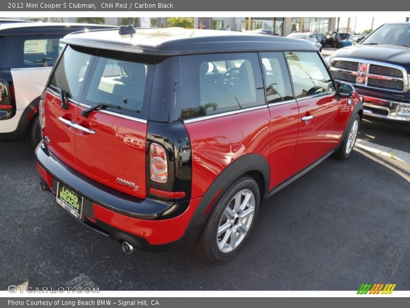Chili Red / Carbon Black 2012 Mini Cooper S Clubman