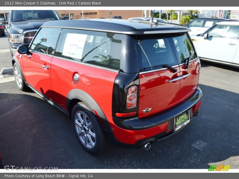Chili Red / Carbon Black 2012 Mini Cooper S Clubman
