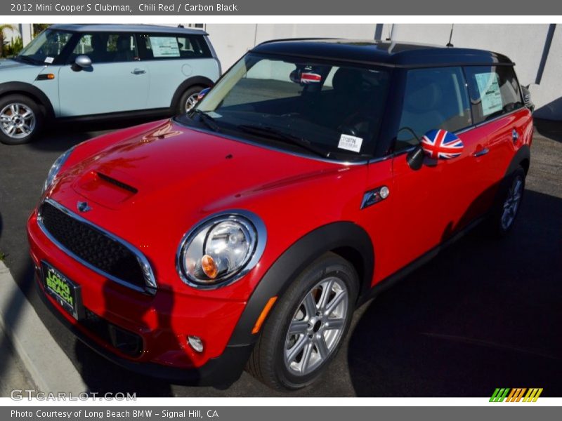 Chili Red / Carbon Black 2012 Mini Cooper S Clubman