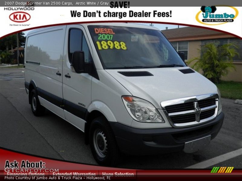 Arctic White / Gray 2007 Dodge Sprinter Van 2500 Cargo