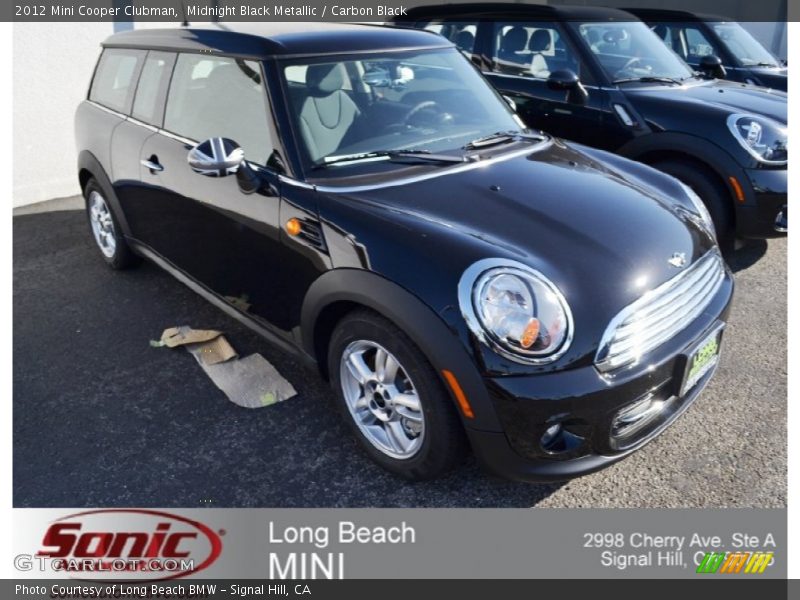 Midnight Black Metallic / Carbon Black 2012 Mini Cooper Clubman
