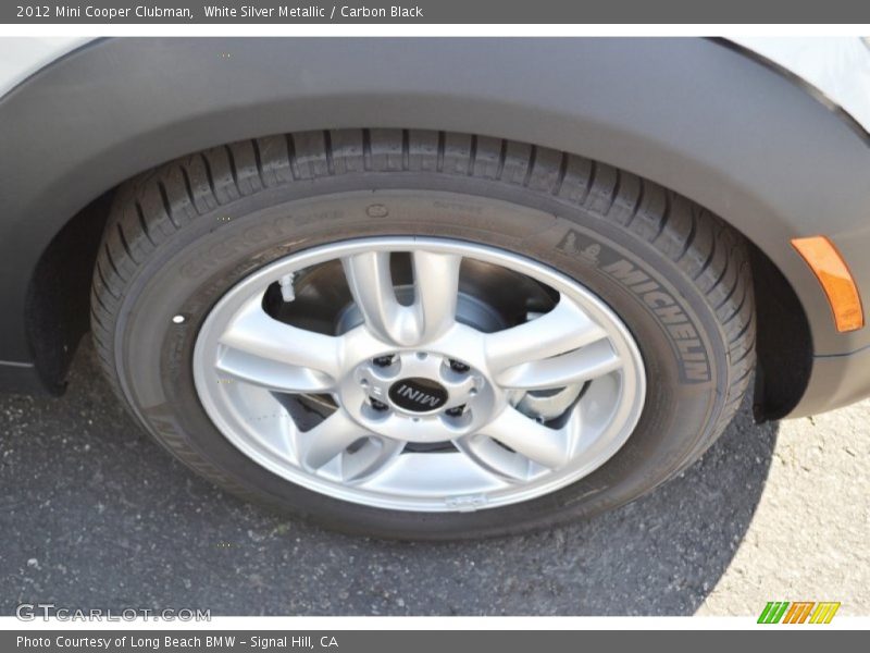 White Silver Metallic / Carbon Black 2012 Mini Cooper Clubman