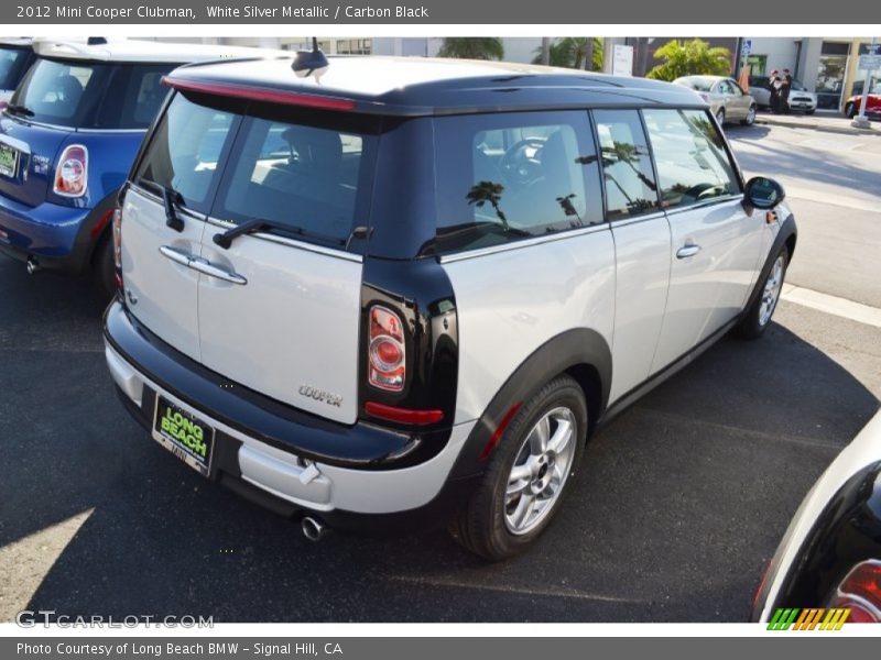 White Silver Metallic / Carbon Black 2012 Mini Cooper Clubman