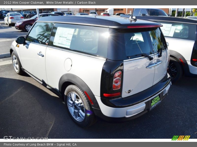 White Silver Metallic / Carbon Black 2012 Mini Cooper Clubman