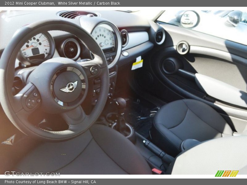 White Silver Metallic / Carbon Black 2012 Mini Cooper Clubman