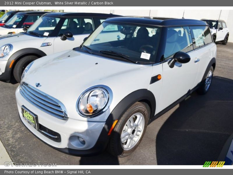 White Silver Metallic / Carbon Black 2012 Mini Cooper Clubman