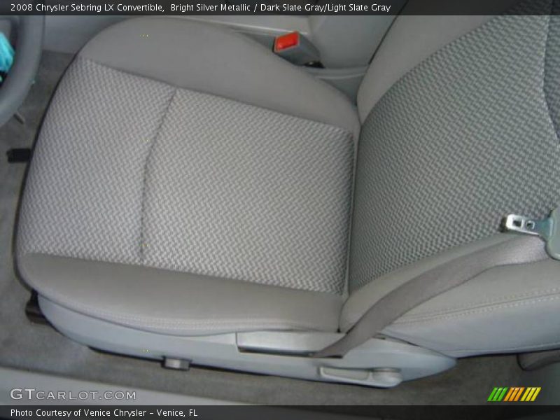 Bright Silver Metallic / Dark Slate Gray/Light Slate Gray 2008 Chrysler Sebring LX Convertible