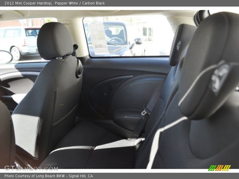 Pepper White / Carbon Black 2012 Mini Cooper Hardtop