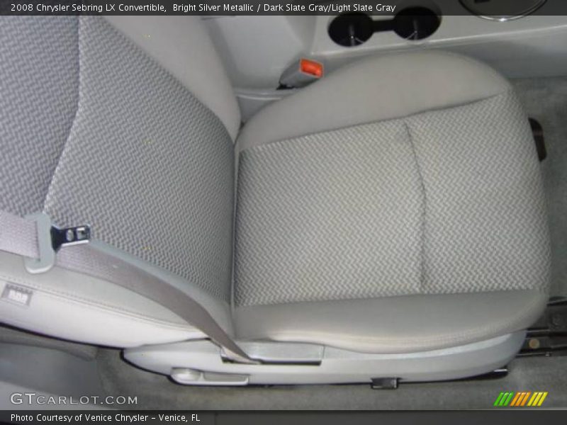 Bright Silver Metallic / Dark Slate Gray/Light Slate Gray 2008 Chrysler Sebring LX Convertible