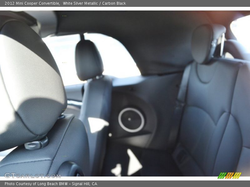 White Silver Metallic / Carbon Black 2012 Mini Cooper Convertible