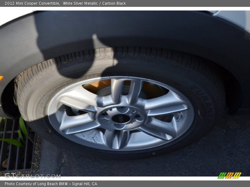 White Silver Metallic / Carbon Black 2012 Mini Cooper Convertible