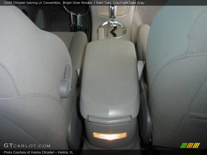 Bright Silver Metallic / Dark Slate Gray/Light Slate Gray 2008 Chrysler Sebring LX Convertible