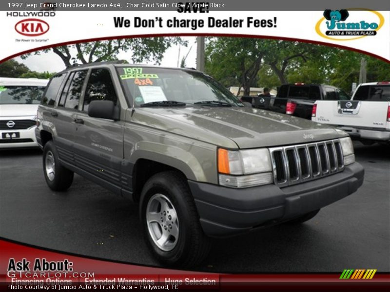 Char Gold Satin Glow / Agate Black 1997 Jeep Grand Cherokee Laredo 4x4