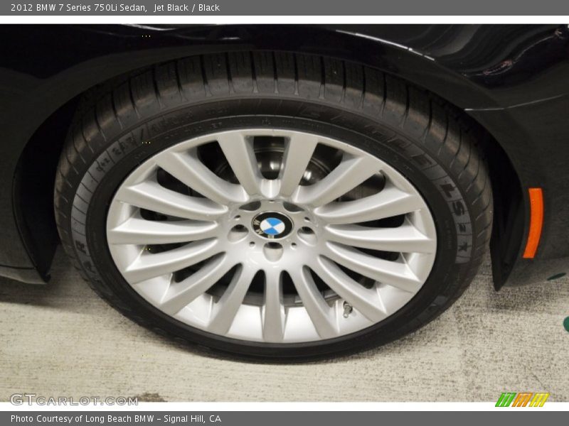 Jet Black / Black 2012 BMW 7 Series 750Li Sedan