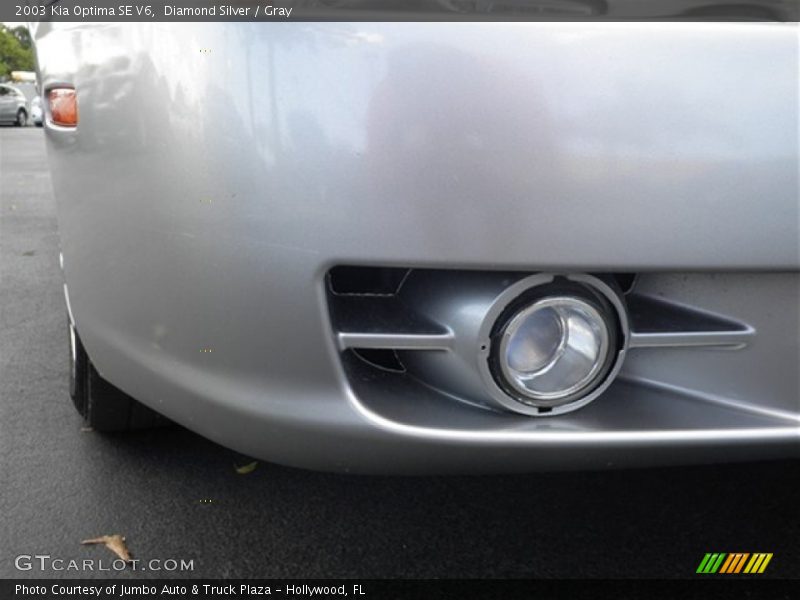 Diamond Silver / Gray 2003 Kia Optima SE V6