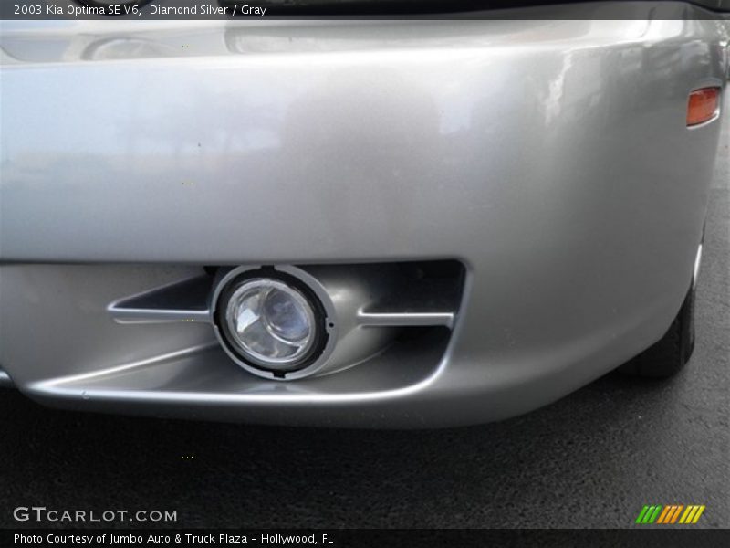 Diamond Silver / Gray 2003 Kia Optima SE V6