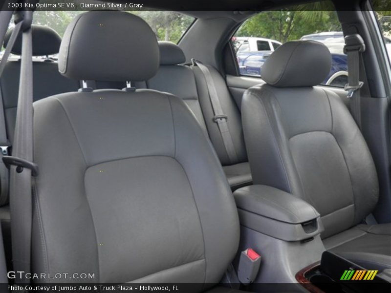 Diamond Silver / Gray 2003 Kia Optima SE V6