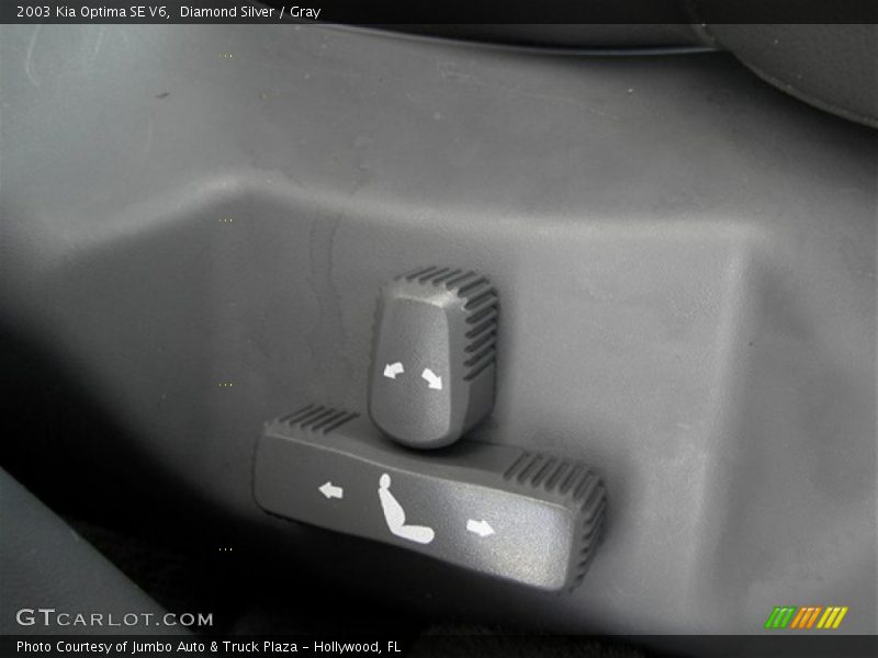 Diamond Silver / Gray 2003 Kia Optima SE V6