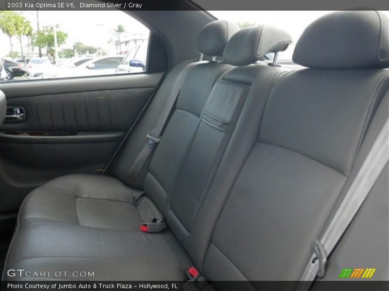 Diamond Silver / Gray 2003 Kia Optima SE V6