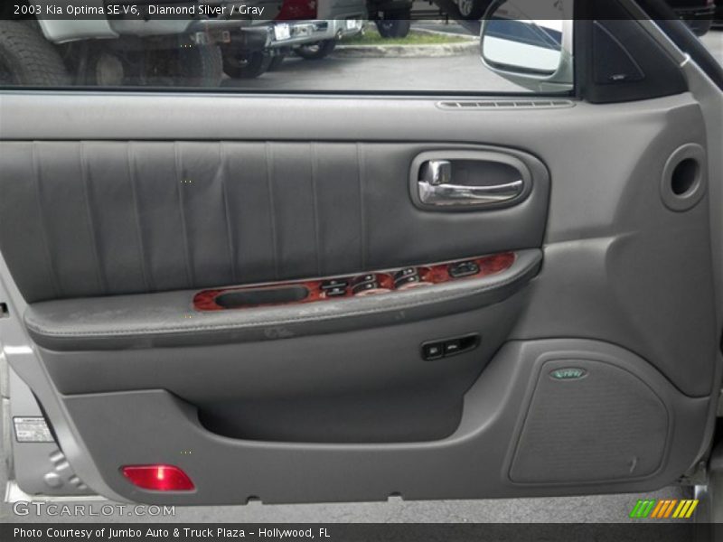 Diamond Silver / Gray 2003 Kia Optima SE V6