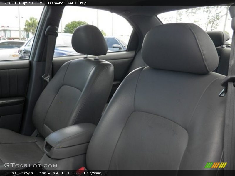 Diamond Silver / Gray 2003 Kia Optima SE V6