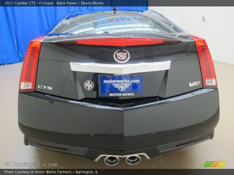 Black Raven / Ebony/Ebony 2012 Cadillac CTS -V Coupe