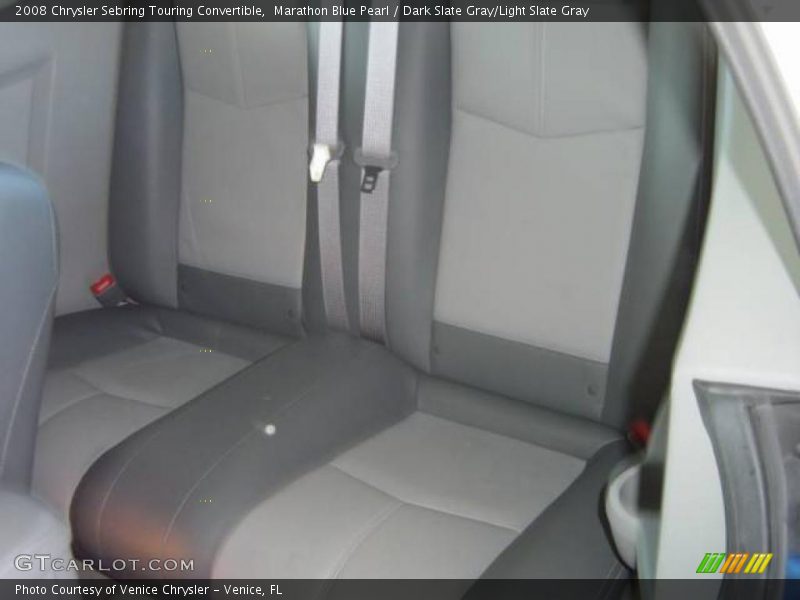 Marathon Blue Pearl / Dark Slate Gray/Light Slate Gray 2008 Chrysler Sebring Touring Convertible