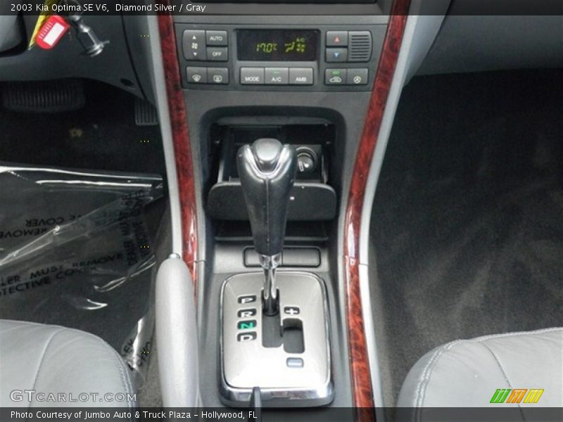 Diamond Silver / Gray 2003 Kia Optima SE V6