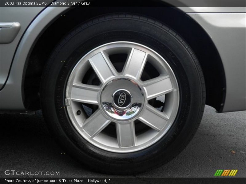 Diamond Silver / Gray 2003 Kia Optima SE V6