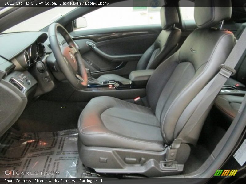Front Seat of 2012 CTS -V Coupe