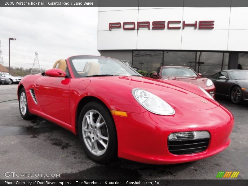 Guards Red / Sand Beige 2008 Porsche Boxster