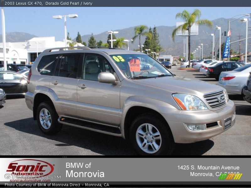 Dorado Gold Pearl / Ivory 2003 Lexus GX 470