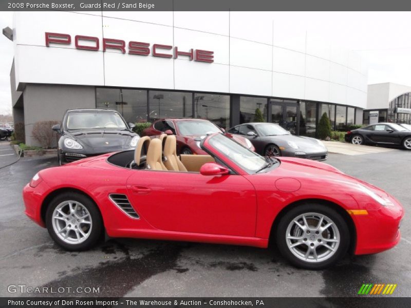 Guards Red / Sand Beige 2008 Porsche Boxster