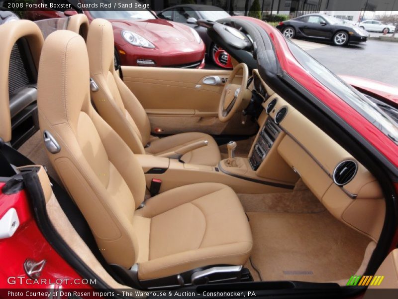 Guards Red / Sand Beige 2008 Porsche Boxster