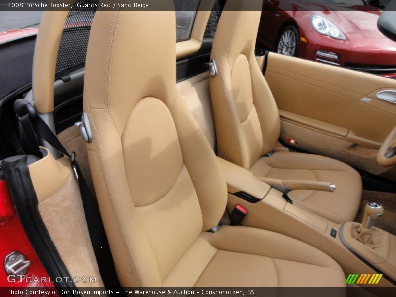 Guards Red / Sand Beige 2008 Porsche Boxster