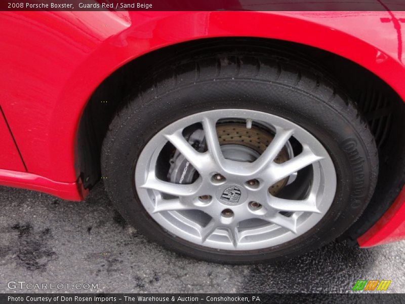 Guards Red / Sand Beige 2008 Porsche Boxster