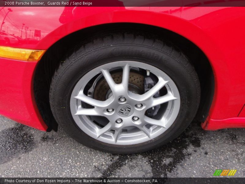 Guards Red / Sand Beige 2008 Porsche Boxster