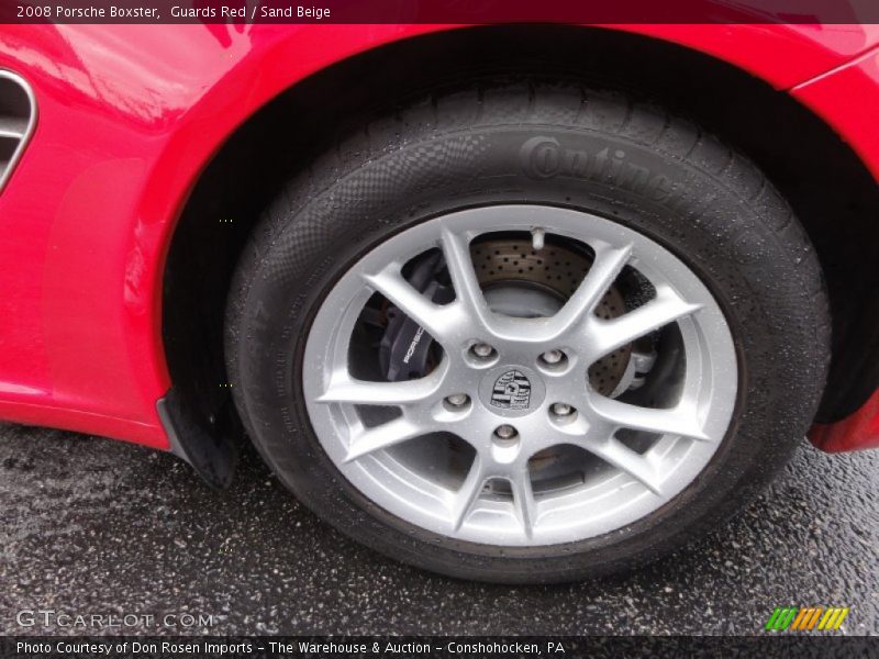Guards Red / Sand Beige 2008 Porsche Boxster
