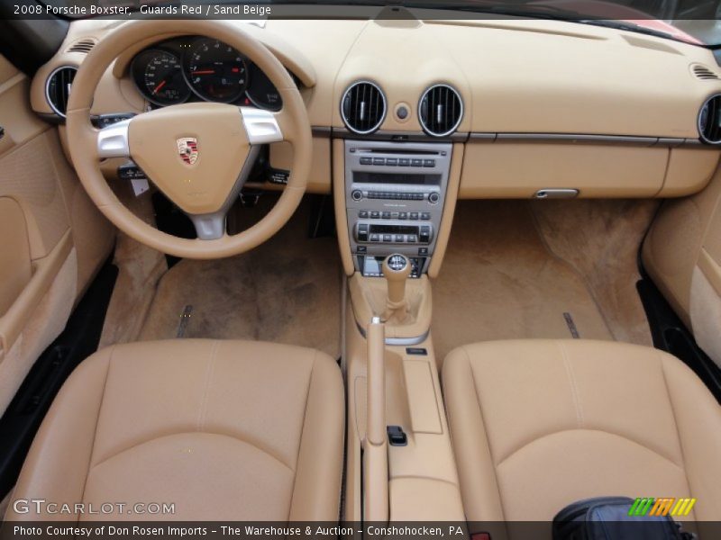 Guards Red / Sand Beige 2008 Porsche Boxster