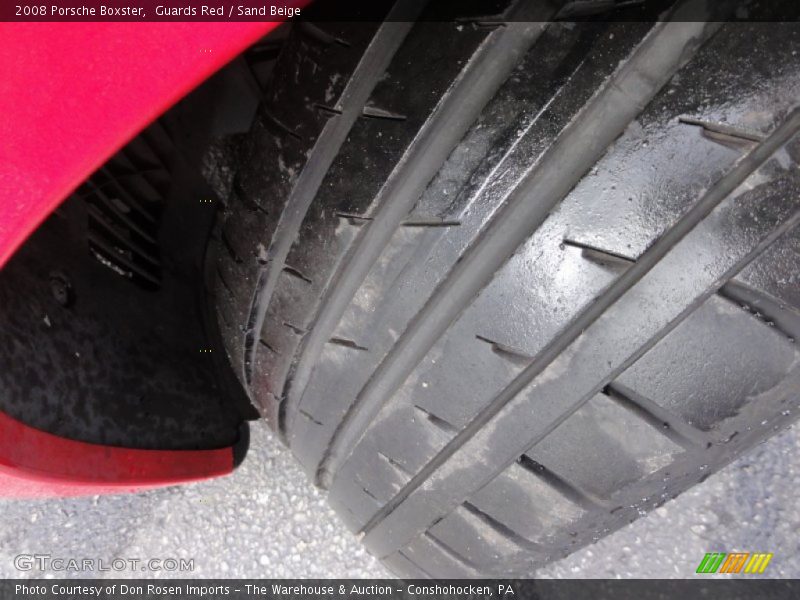 Guards Red / Sand Beige 2008 Porsche Boxster