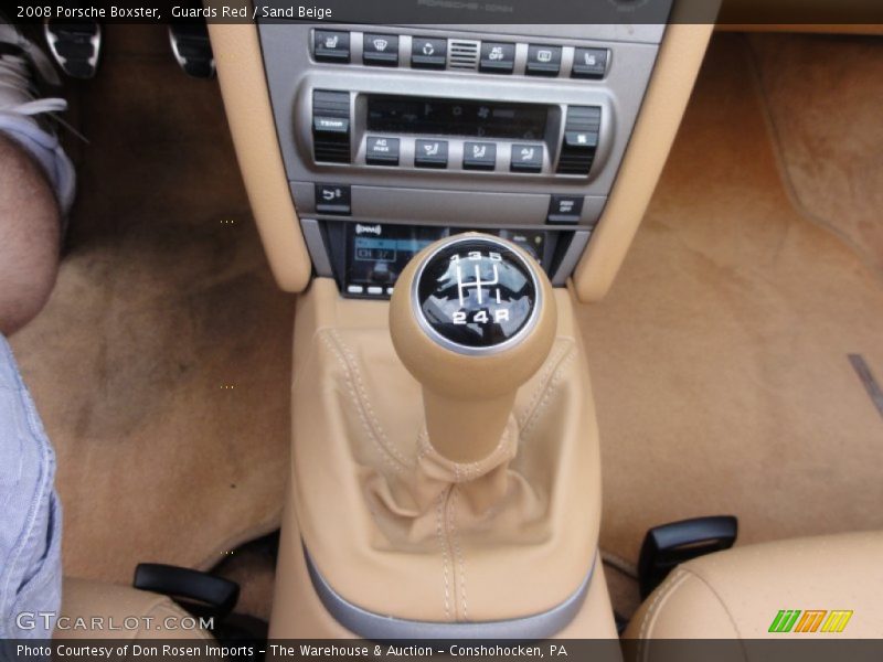 Guards Red / Sand Beige 2008 Porsche Boxster