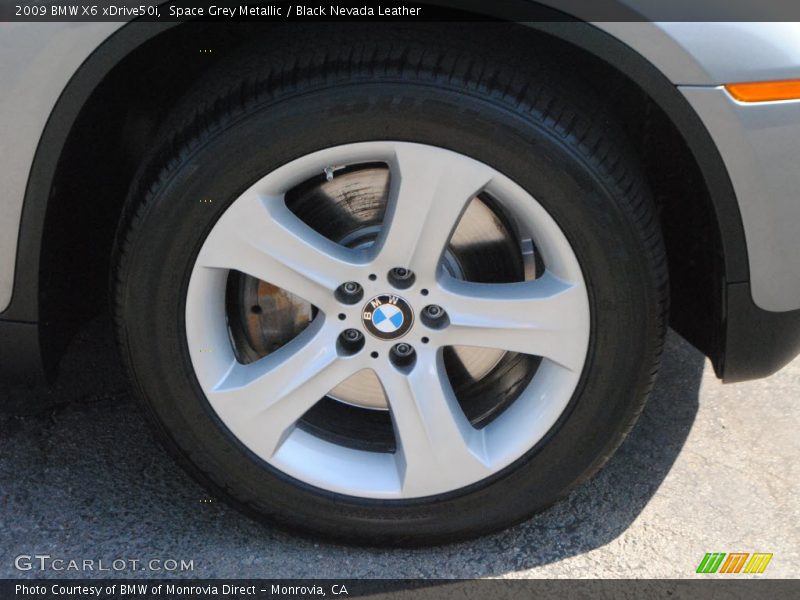Space Grey Metallic / Black Nevada Leather 2009 BMW X6 xDrive50i