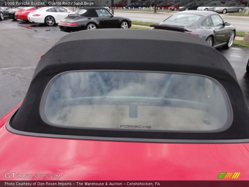 Guards Red / Sand Beige 2008 Porsche Boxster
