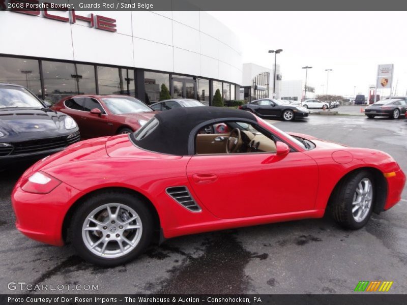 Guards Red / Sand Beige 2008 Porsche Boxster