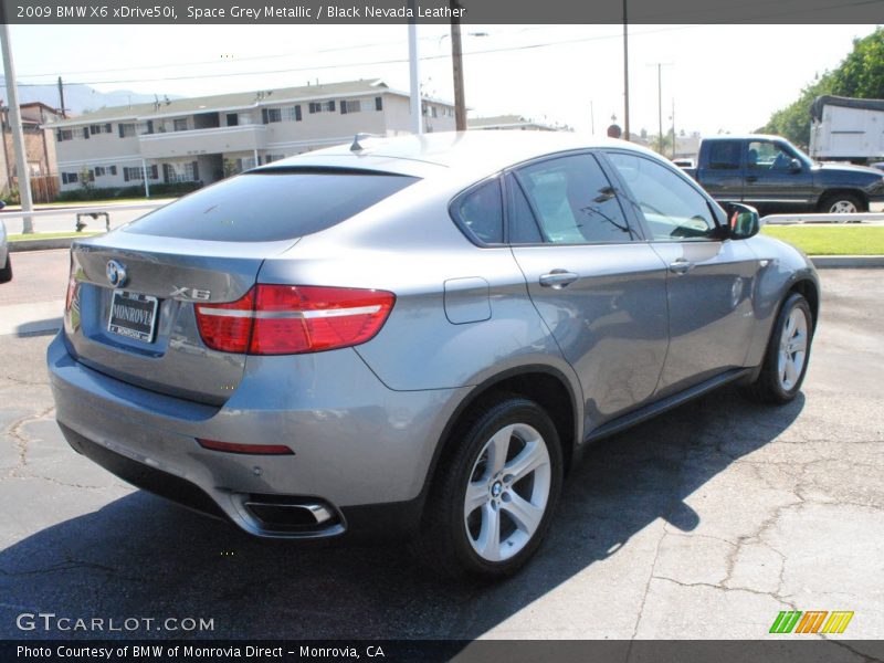 Space Grey Metallic / Black Nevada Leather 2009 BMW X6 xDrive50i
