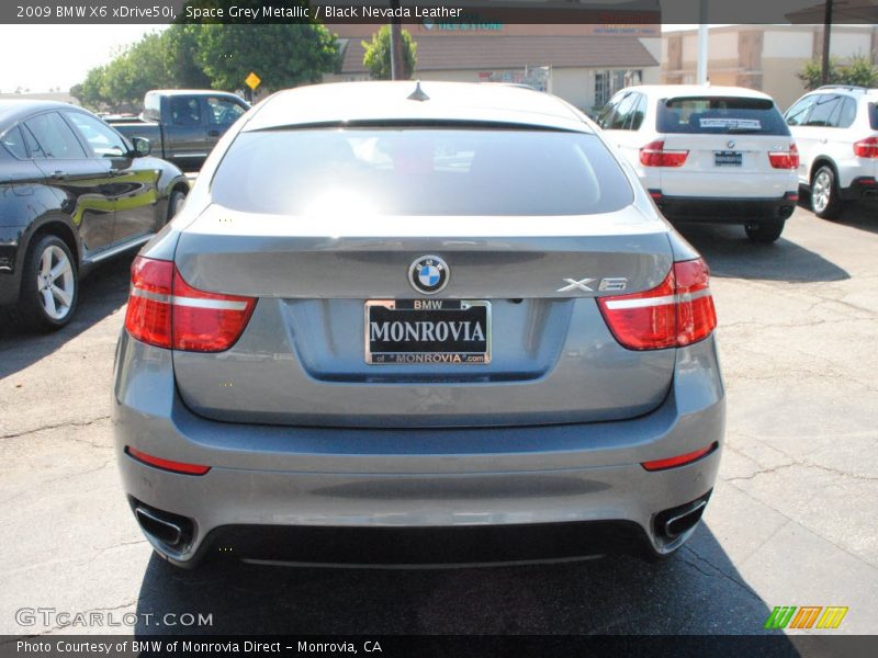 Space Grey Metallic / Black Nevada Leather 2009 BMW X6 xDrive50i