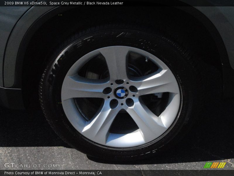 Space Grey Metallic / Black Nevada Leather 2009 BMW X6 xDrive50i
