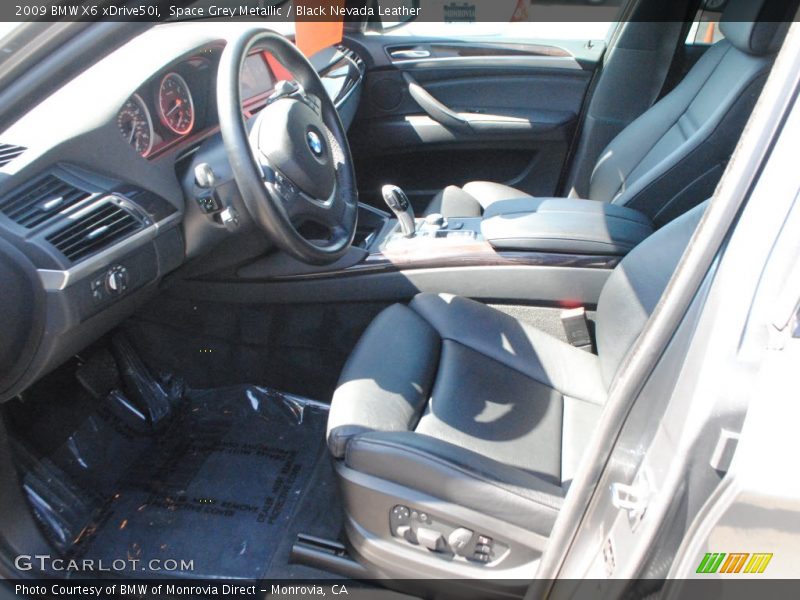 Space Grey Metallic / Black Nevada Leather 2009 BMW X6 xDrive50i